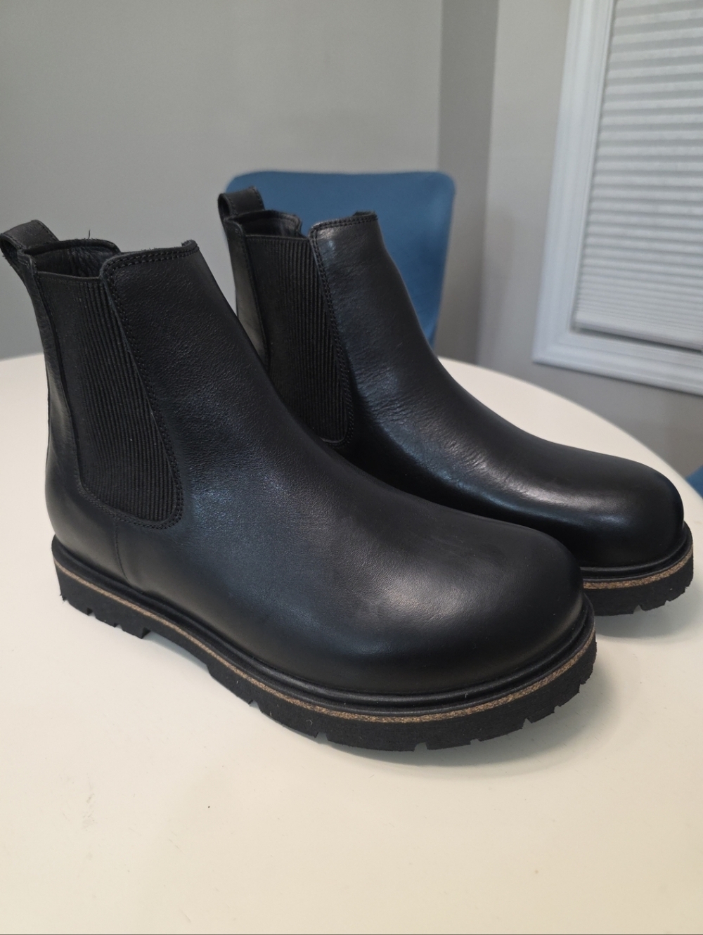 Birkenstock Highwood Chelsea Boot Men’s Black Leather 44/11